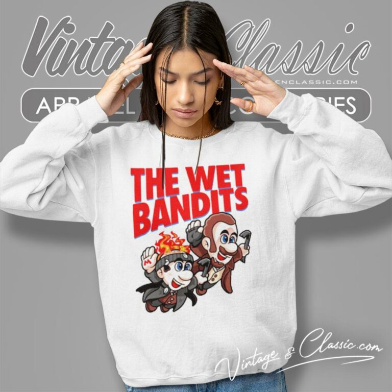 Home Alone Super Mario The Wet Bandits Sweatshirt Home Alone Super Mario The Wet Bandits Sweatshirt