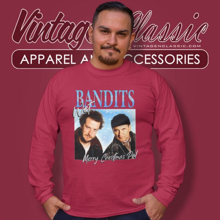 Home Alone Wet Bandits Christmas Long Sleeve Tee Home Alone Wet Bandits Christmas Long Sleeve Tee