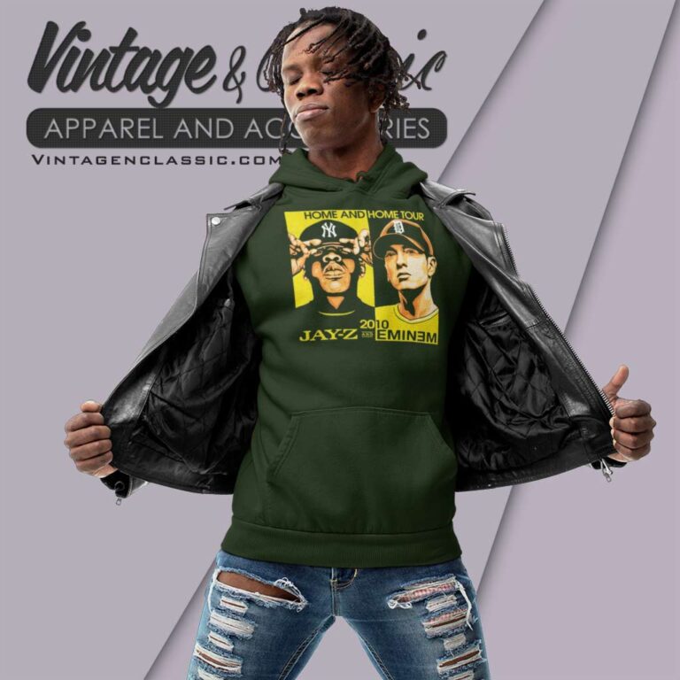 Home And Home Tour Jay Z And Eminem 2010 Hoodie Home And Home Tour Jay Z And Eminem 2010 Hoodie