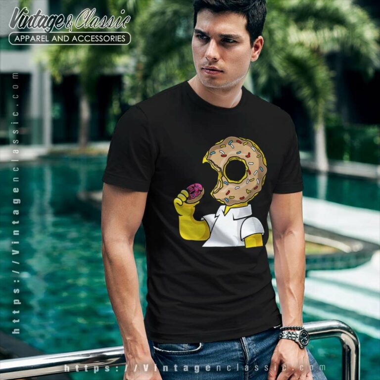 Homer Simpson Doughnut Eating Doughnut T Shirt Homer Simpson Doughnut Eating Doughnut T Shirt