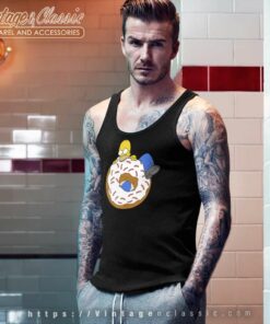 Homer Simpson Eating Donut Shirt 4 Homer Simpson Eating Donut Tank Top Racerback