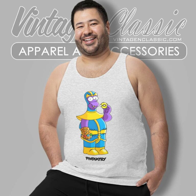 Homer Simpson Thanos Tank Top Racerback Homer Simpson Thanos Tank Top Racerback