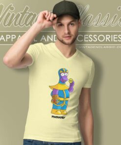 Homer Simpson Thanos V Neck TShirt