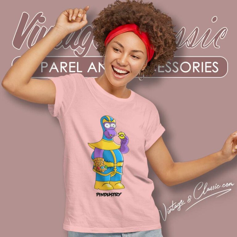 Homer Simpson Thanos Women TShirt Homer Simpson Thanos Women TShirt
