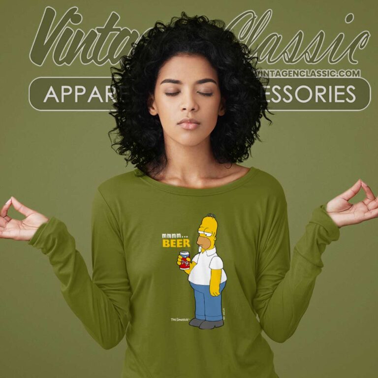 Homer Simpsons Duff Beer Sweatshirt Homer Simpsons Duff Beer Sweatshirt