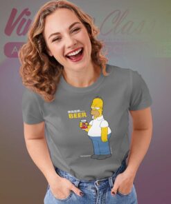 Homer Simpsons Duff Beer Women TShirt