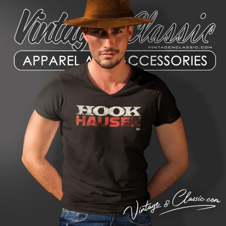 Hook And Danhausen Shirt Hookhausen Aew V Neck TShirt Hook And Danhausen Shirt Hookhausen Aew V Neck TShirt