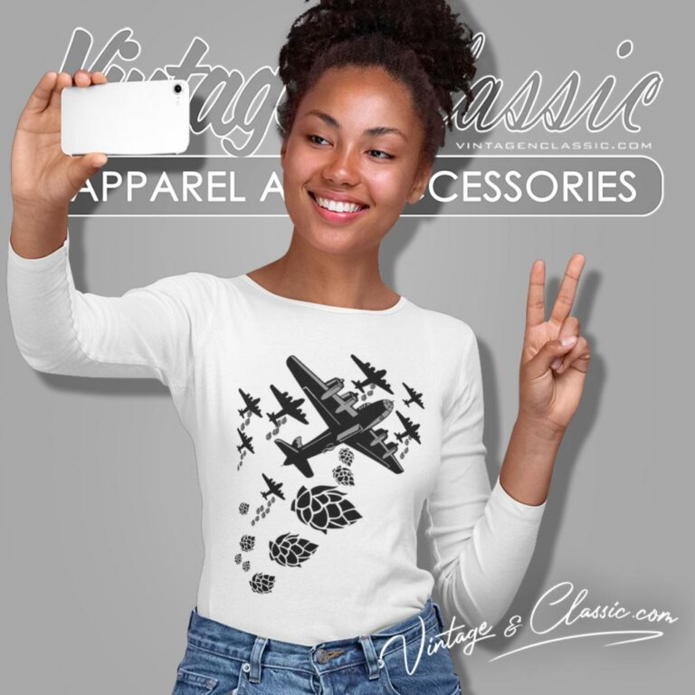 Hop Bomber Craft Beer Long Sleeve Tee Hop Bomber Craft Beer Long Sleeve Tee