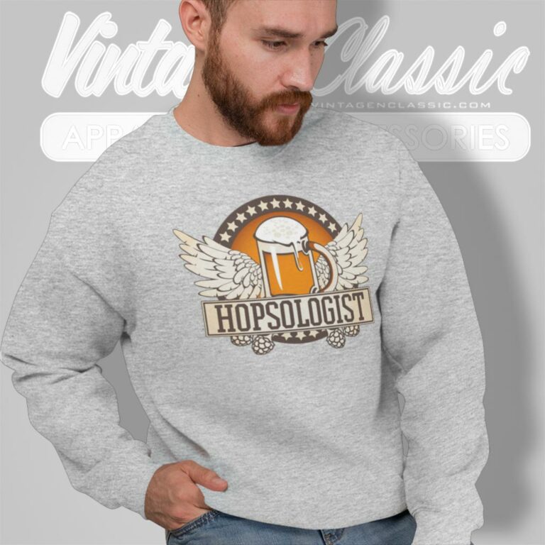 Hopsologist Craft Beer Logo Sweatshirt Hopsologist Craft Beer Logo Sweatshirt