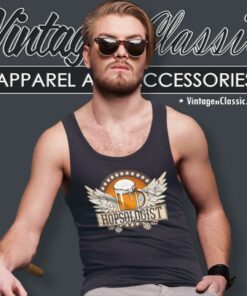 Hopsologist Craft Beer Logo Tank Top Racerback