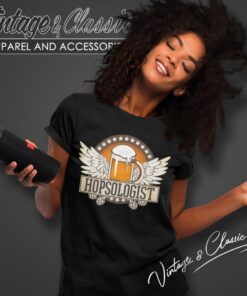 Hopsologist Craft Beer Logo Women T Shirt