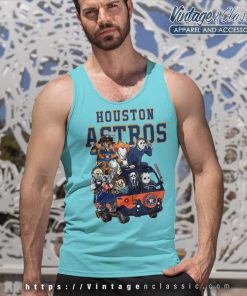 Horror Character The Killers Houston Astros Tank Top Racerback