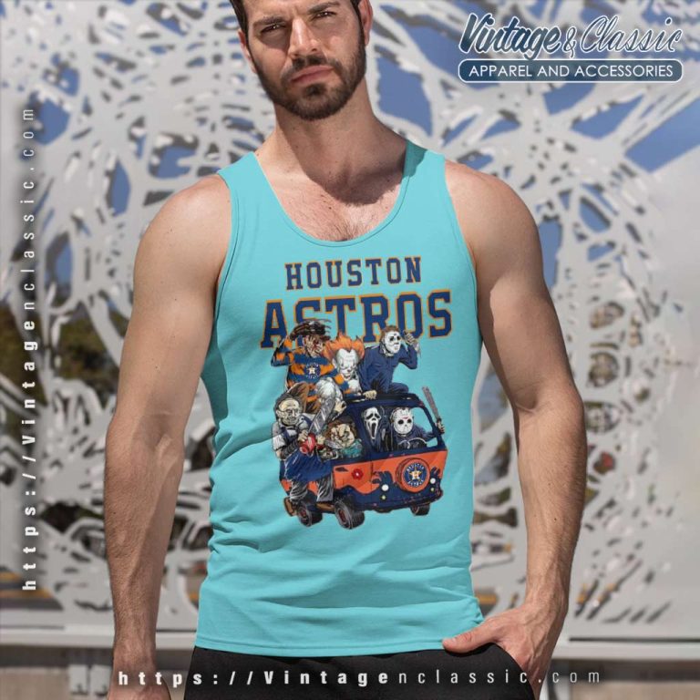 Horror Character The Killers Houston Astros Tank Top Racerback Horror Character The Killers Houston Astros Tank Top Racerback