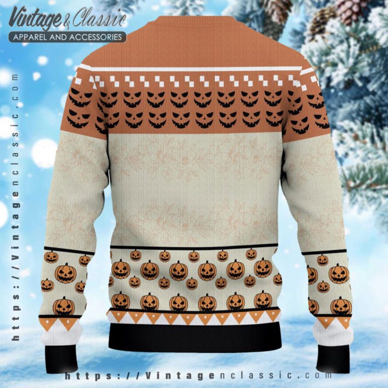 Horror Characters Halloween Ugly Christmas Sweater back Ugly Sweater Horror Characters Halloween Ugly Christmas Sweater back Ugly Sweater