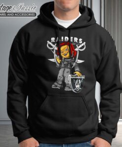 Horror Chucky Las Vegas Raiders Garcia Hoodie