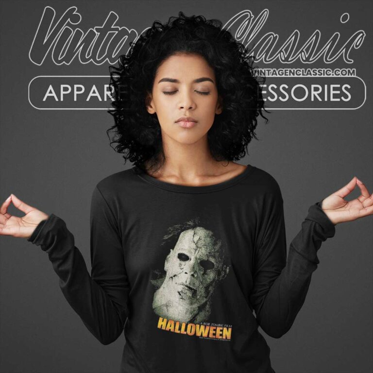 Rob Zombie Halloween Movie Long Sleeve Tee Rob Zombie Halloween Movie Long Sleeve Tee