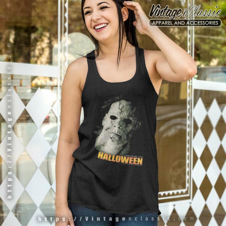Rob Zombie Halloween Movie Tank Top Racerback Rob Zombie Halloween Movie Tank Top Racerback
