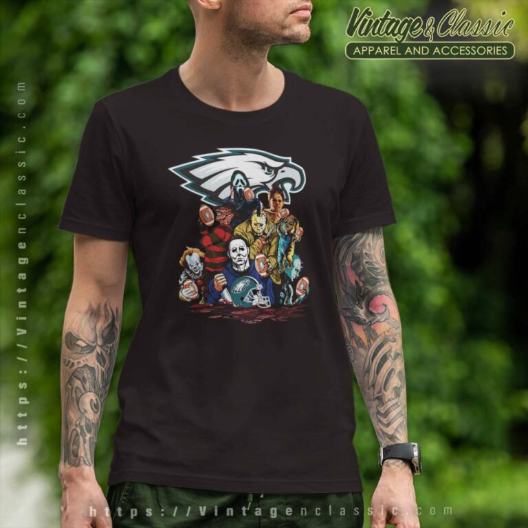 Horror Movie Fan Eagles Halloween T Shirt Horror Movie Fan Eagles Halloween T Shirt