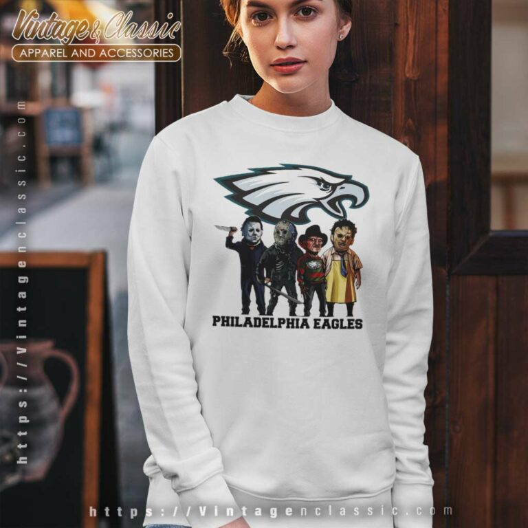 Horror Movie Team Eagles Halloween Sweatshirt Horror Movie Team Eagles Halloween Sweatshirt