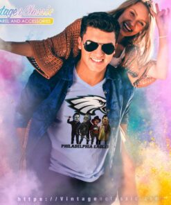 Horror Movie Team Eagles Halloween V Neck TShirt