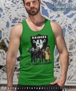 Horror Movie Team Las Vegas Raiders Tank Top Racerback