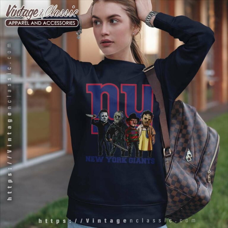 Horror Movie Team New York Giants Sweatshirt Horror Movie Team New York Giants Sweatshirt