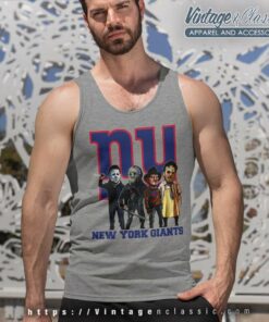 Horror Movie Team New York Giants Tank Top Racerback