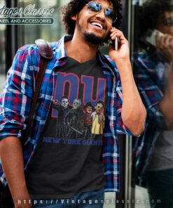 Horror Movie Team New York Giants V Neck TShirt