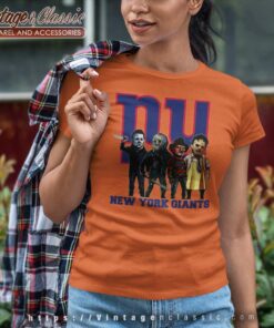 Horror Movie Team New York Giants Women TShirt