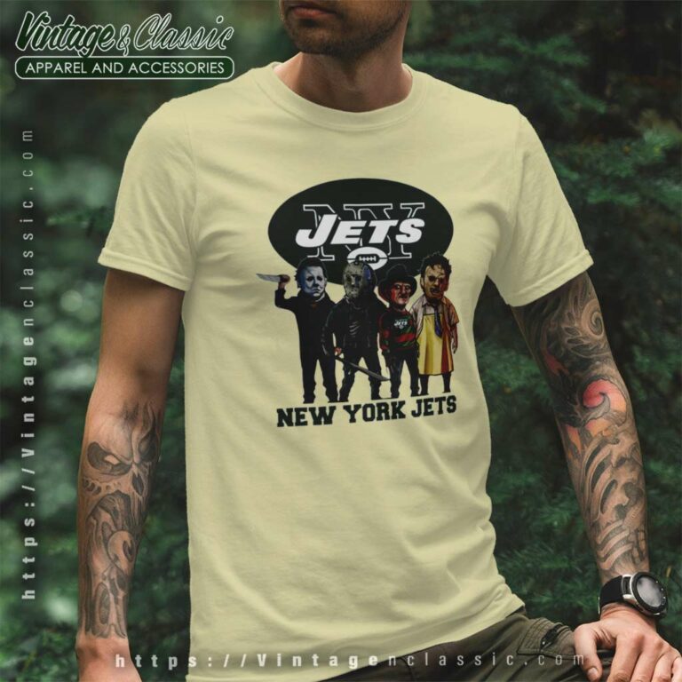 Horror Movie Team New York Jets T Shirt Horror Movie Team New York Jets T Shirt