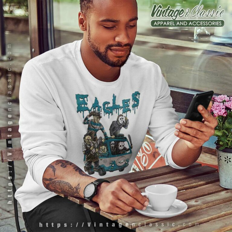 Horror Movies Eagles Halloween Sweatshirt Horror Movies Eagles Halloween Sweatshirt