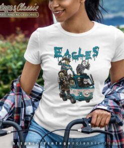 Horror Movies Eagles Halloween Women TShirt
