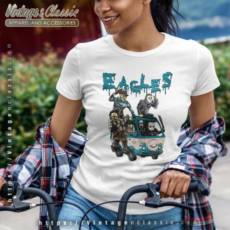Horror Movies Eagles Halloween Women TShirt Horror Movies Eagles Halloween Women TShirt