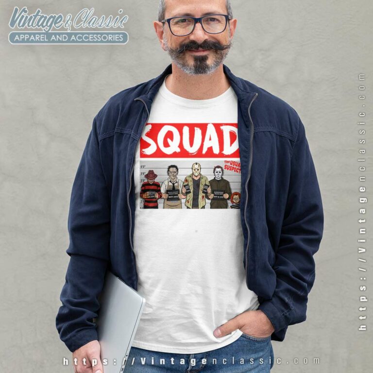 Horror Villains Squad Halloween Funny Long Sleeve Tee Horror Villains Squad Halloween Funny Long Sleeve Tee