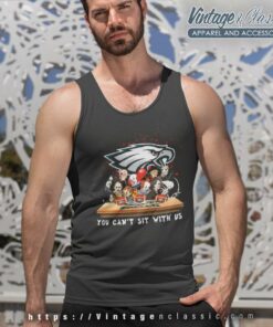 Horror You Cant Sit With Us Philadelphia Eagles Tank Top Racerback