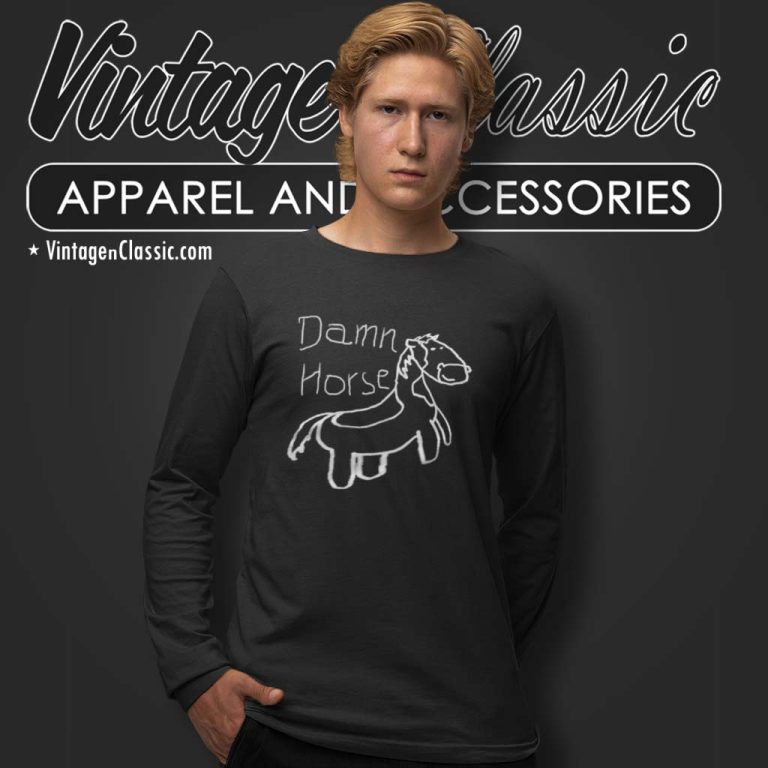 Horse Video Twitter Shirt Damn Horse Long Sleeve Tee Horse Video Twitter Shirt Damn Horse Long Sleeve Tee