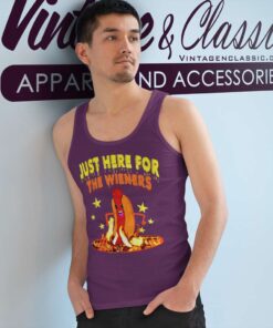 Hot Dog Im Just Here For The Wieners 4th Of July Shirt 5 Hot Dog Im Just Here For The Wieners 4th Of July Tank Top Racerback