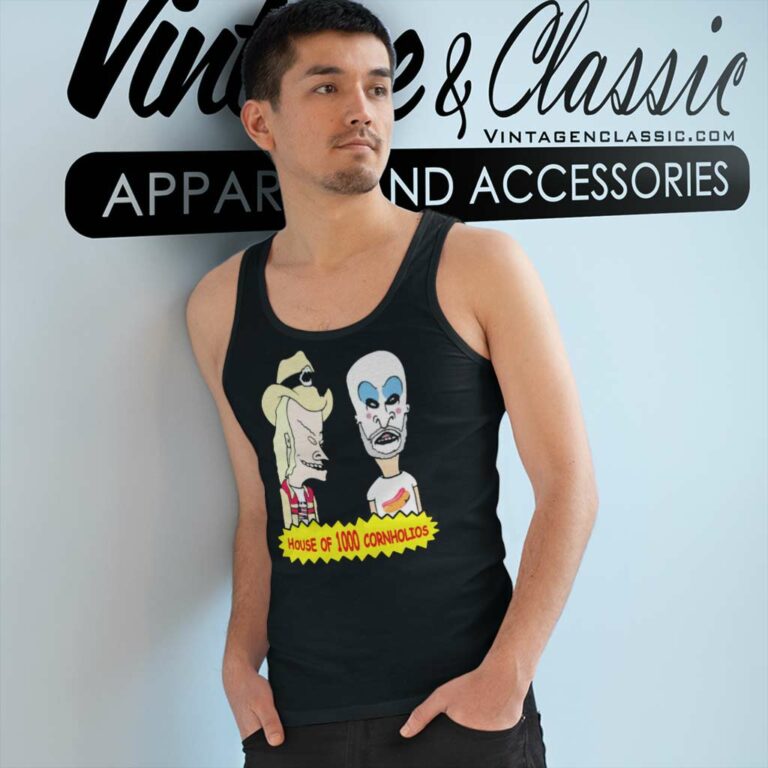 House Of 1000 Cornholios Beavis And Butthead Parody Tank Top Racerback House Of 1000 Cornholios Beavis And Butthead Parody Tank Top Racerback