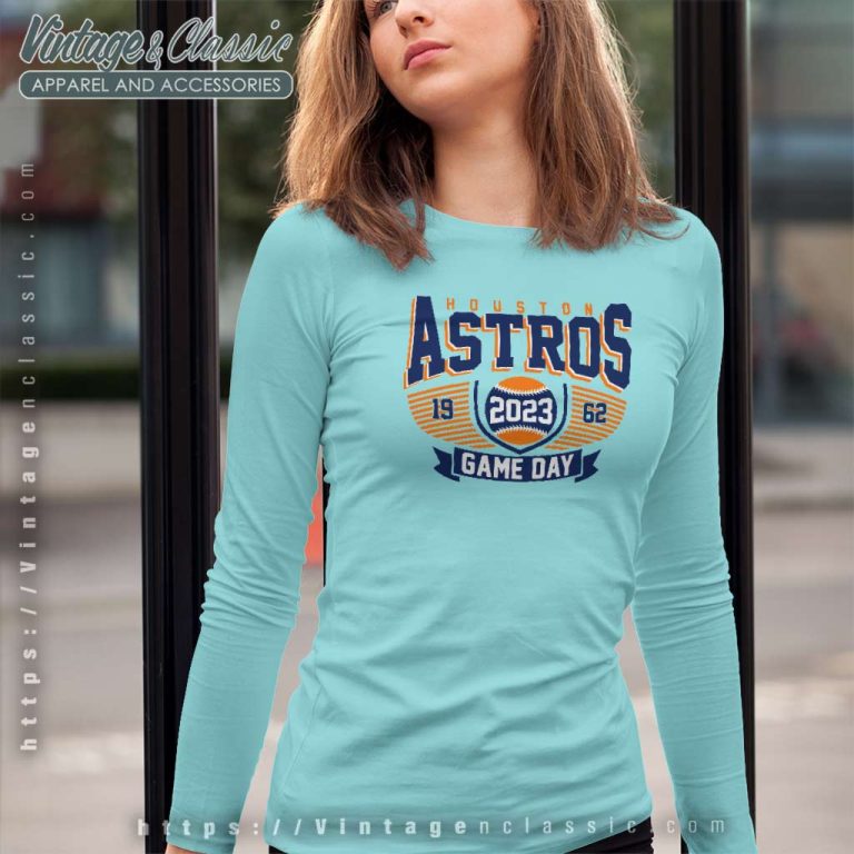 Houston Astros 2023 Game Day Long Sleeve Tee Houston Astros 2023 Game Day Long Sleeve Tee