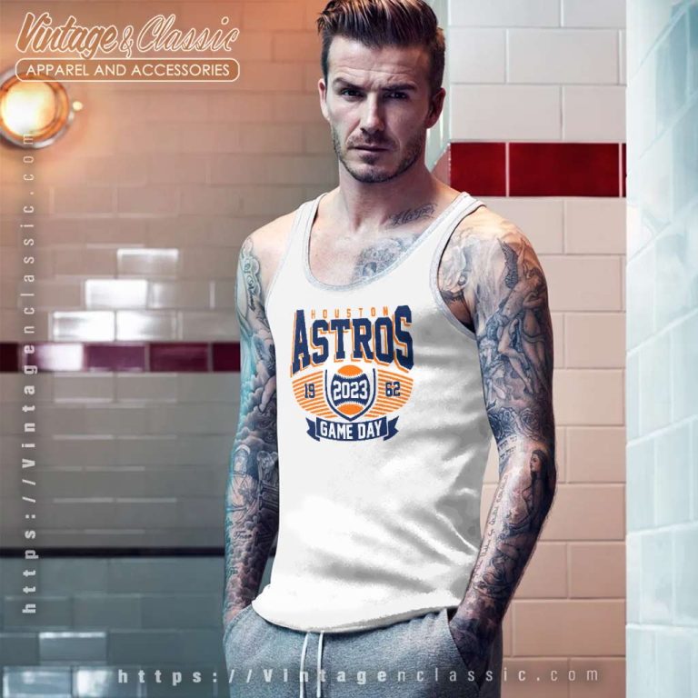 Houston Astros 2023 Game Day Tank Top Racerback Houston Astros 2023 Game Day Tank Top Racerback