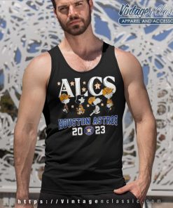 Houston Astros Alcs 2023 Snoopy And Friends Tank Top Racerback