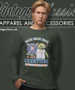 Houston Astros Back2back2back 2023 Al East Division Champions Long Sleeve Tee