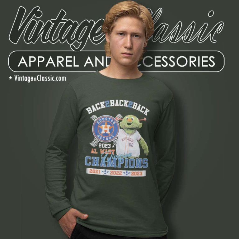 Houston Astros Back2back2back 2023 Al East Division Champions Long Sleeve Tee Houston Astros Back2back2back 2023 Al East Division Champions Long Sleeve Tee