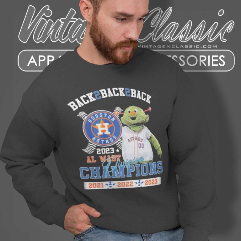 Houston Astros Back2back2back 2023 Al East Division Champions Sweatshirt Houston Astros Back2back2back 2023 Al East Division Champions Sweatshirt