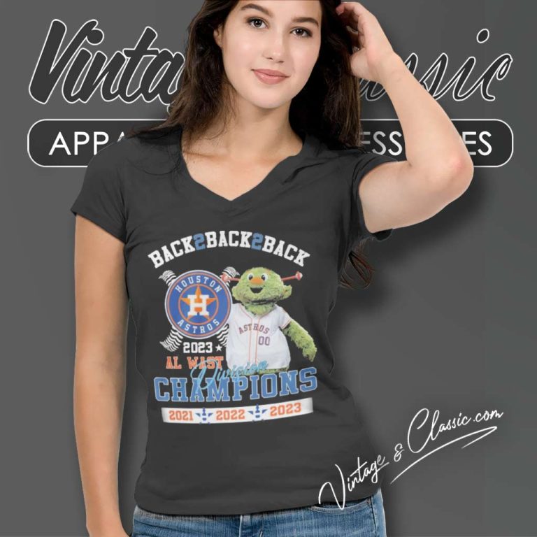 Houston Astros Back2back2back 2023 Al East Division Champions V Neck TShirt Houston Astros Back2back2back 2023 Al East Division Champions V Neck TShirt