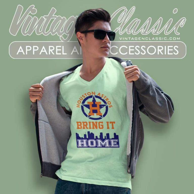 Houston Astros Bring It Home V Neck TShirt Houston Astros Bring It Home V Neck TShirt