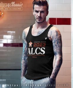 Houston Astros 2023 Division Series Winner Locker Room ALCS Postseason Logo Tank Top Racerback