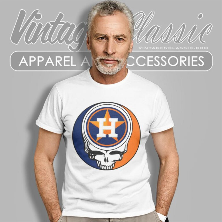 Houston Astros Grateful Dead Steal Your Face T Shirt Houston Astros Grateful Dead Steal Your Face T Shirt