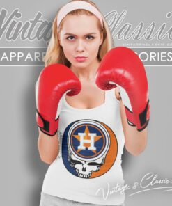 Houston Astros Grateful Dead Steal Your Face Tank Top Racerback