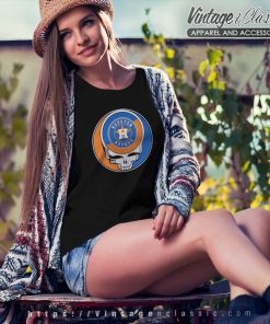 Houston Astros Grateful Dead Steal Your Face Women TShirt